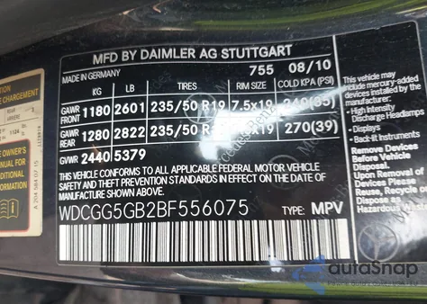 2011 Mercedes-Benz Glk 350 z USA, uszkodzony, nr VIN WDCGG5GB2BF556075